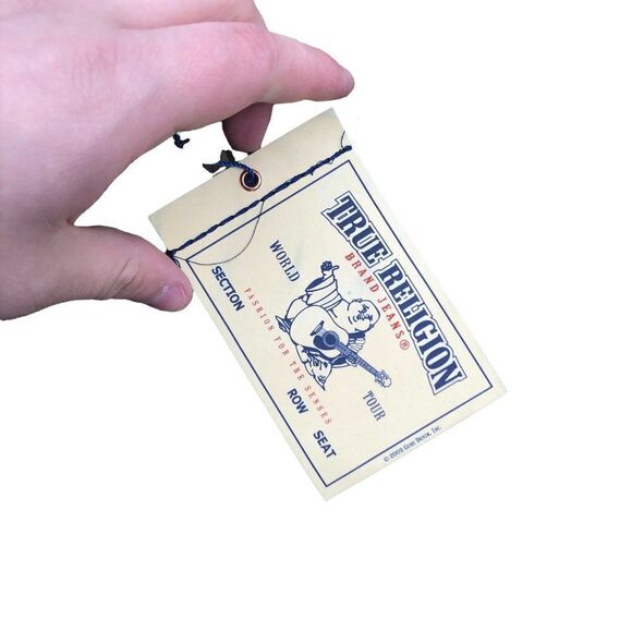 Brand New True Religion Jeans Size 40 BOOTCUT RAINBOW Blue - Picture 7 of 10